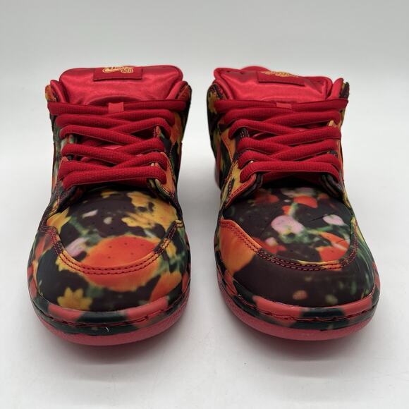 Mens Size 7.5 Nike SB Dunk Low Pro Woo QS Gym Red Skateboard Shoe FZ1291 600 NEW